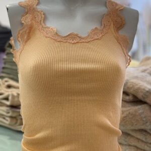 Babette SL U-neck Long Lace Top Rosemunde