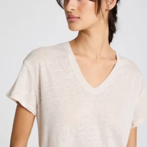 Simone S/S Linen Tee Shirt Gai+Lisva