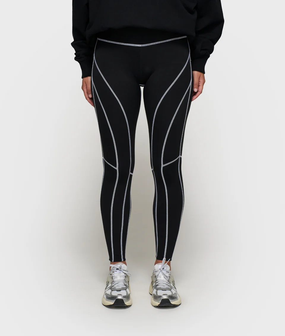 contrast leggings 10DAYS - Afbeelding 3