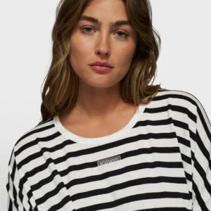 loose long sleeve tee modal stripes 10DAYS