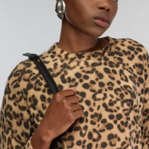 Y5WD48 Sweater leopardo SemiCouture