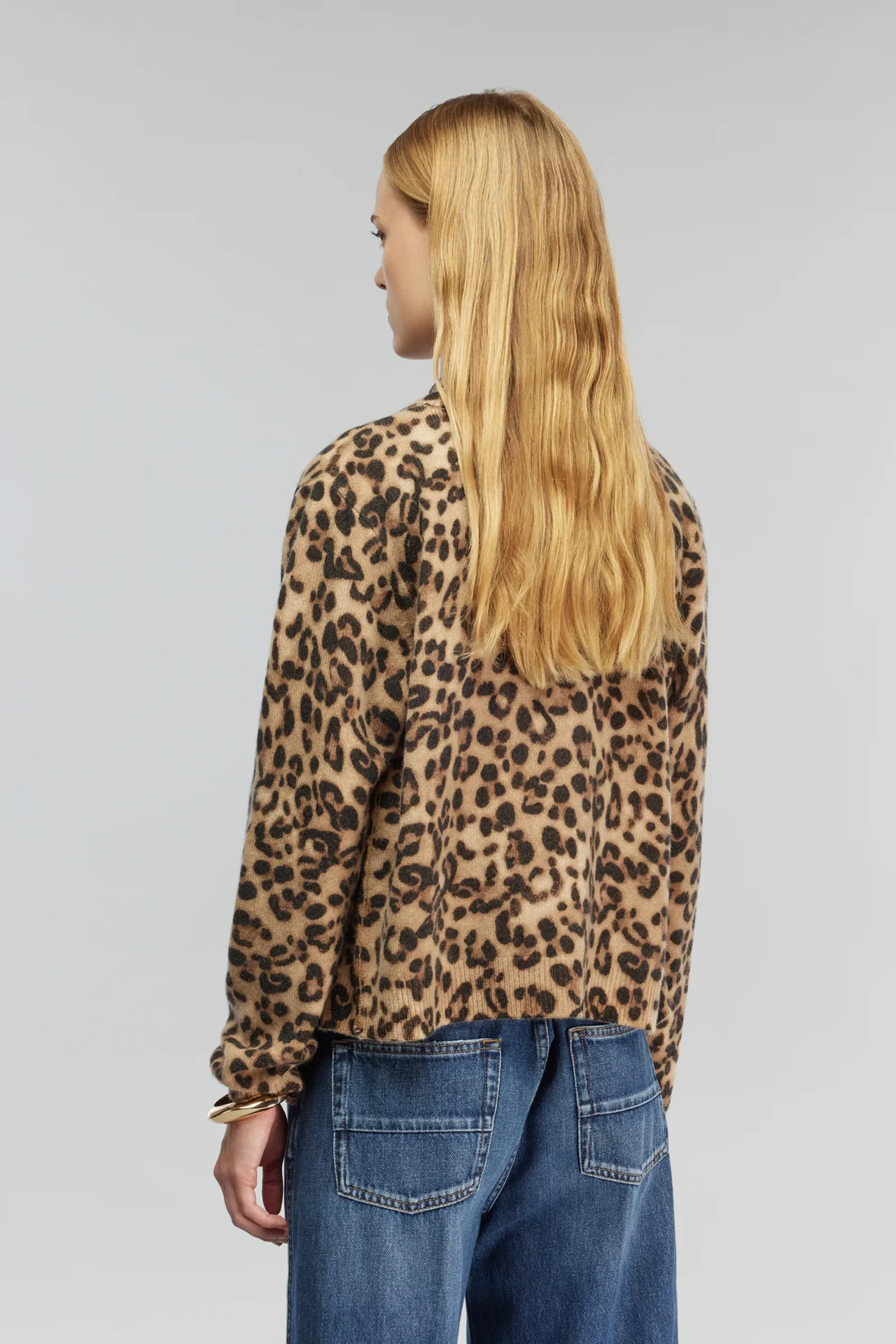 Y5WD43 Cardigan Macula Leopardo Semicouture - Afbeelding 4
