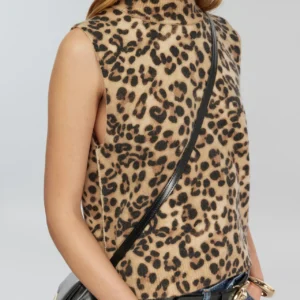 Y5WD40 Top leopardo Semicouture