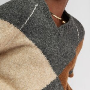 Y5WF02 Sweater ruit SemiCouture