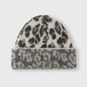 knit beanie leopard 10DAYS