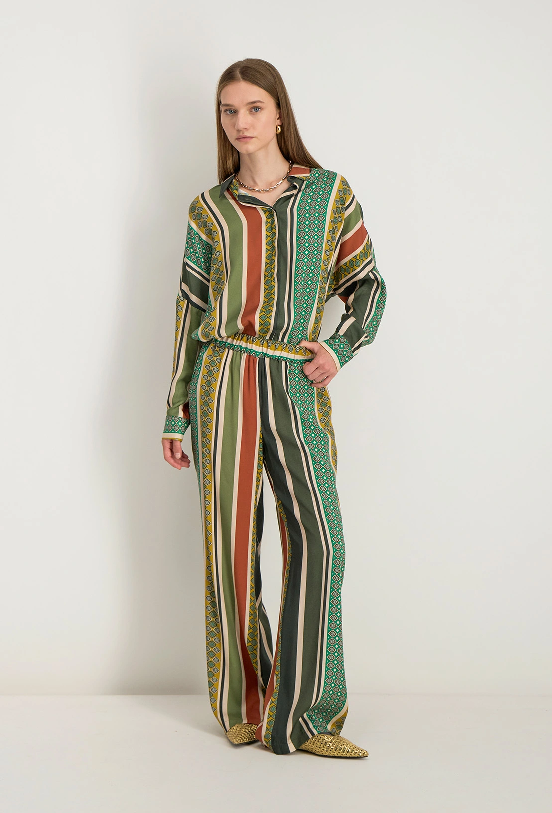 ML Neria Blouse Stella Forest - Afbeelding 3