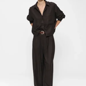 Soft Flan Jade Elastic Pants Zenngi