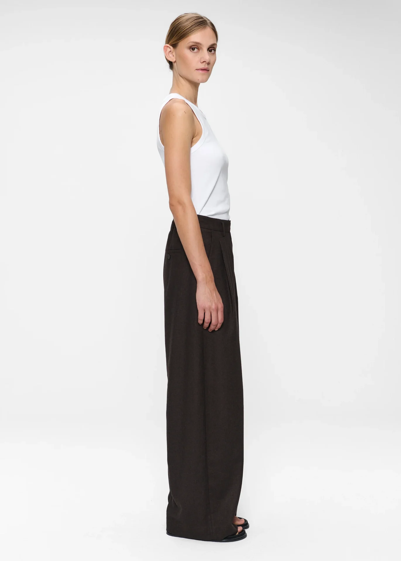 Soft Flan Jade Elastic Pants Zenngi - Afbeelding 4