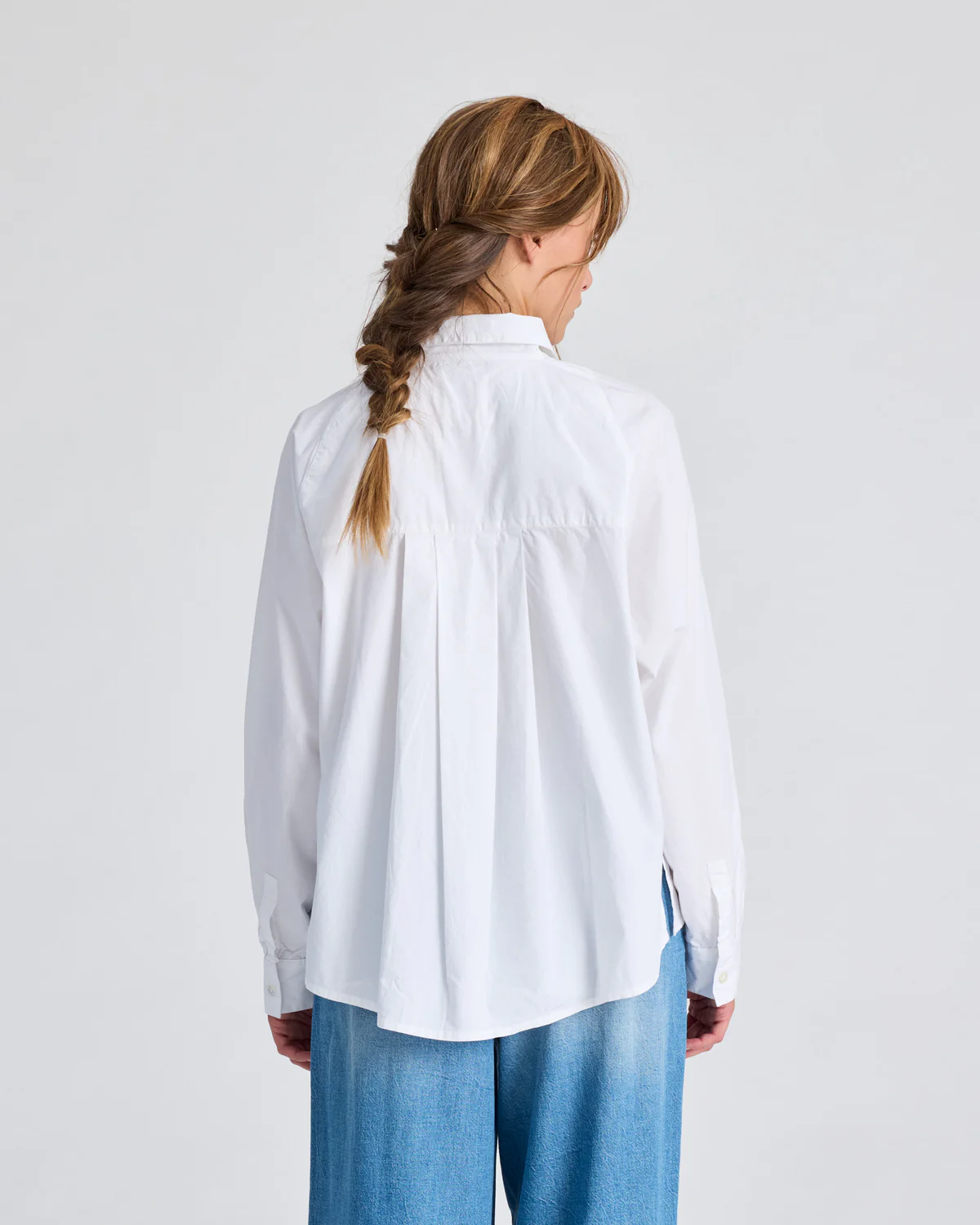 Bella Raglan L/S Poplin Long Shirt GOTS 243975 - Afbeelding 3