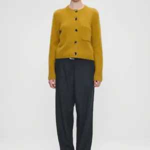 Soft Alpaca Cropped Cardigan Zenngi