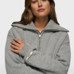 cropped knit zip jacket 10DAYS